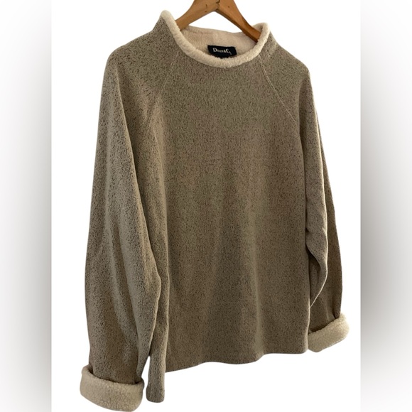 Elegant Beige Cowl Neck Sweater - Picture 1 of 8